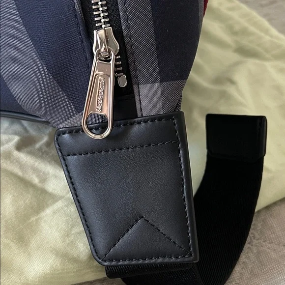 Burberry Black and Red Plaid Belt Bag - Picture 11 of 12